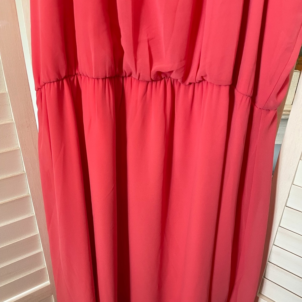 Maurices coral pleated mini dress size 2X - Picture 10 of 12